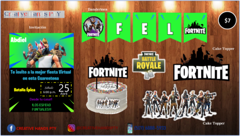 Kit Imprimible «Fortnite»